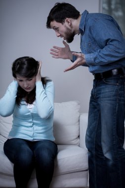 Domestic violence clipart