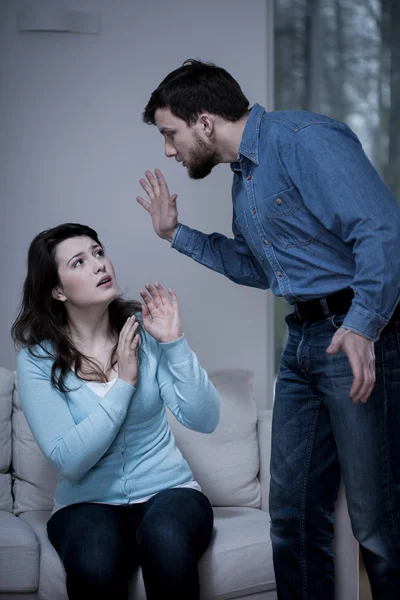 Aggressive man — Stock Photo, Image