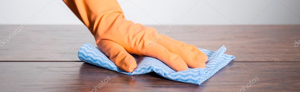 Glove and dishrag