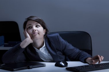 Sıkıcı ofis çalışanı