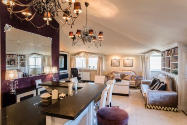 Barok tarzında düzenlenmiş iç