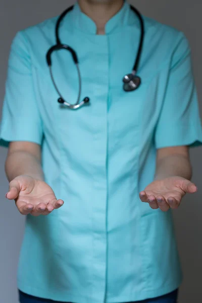 Close-up of doctor hands — Stock Photo, Image