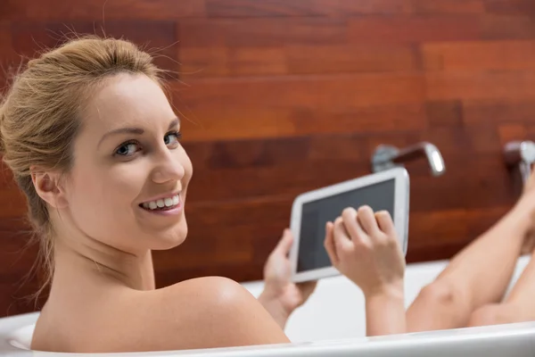 Täglich morgens in der Badewanne — Stockfoto