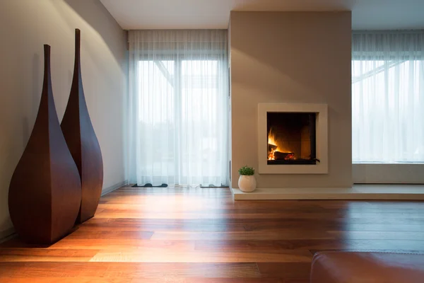 Decoración diseñada en sala de estar — Foto de Stock