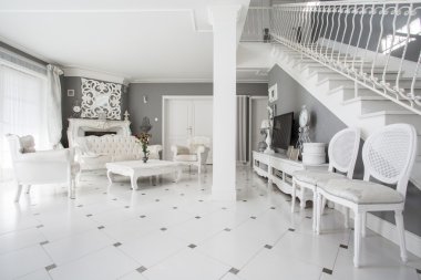 Pahalı ikamet tasarlanmış iç