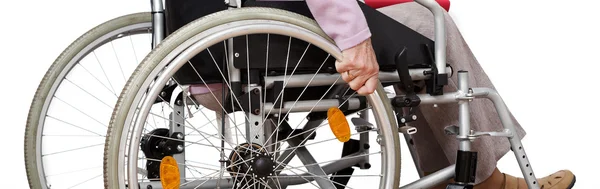 Behinderte im Rollstuhl — Stockfoto