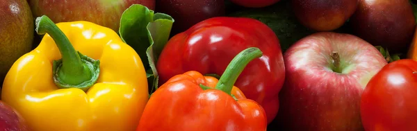 Color verduras y frutas —  Fotos de Stock