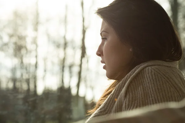 Mujer llorona — Foto de Stock