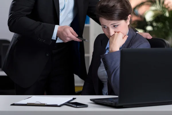 Stressful situation at work — Stock Photo, Image