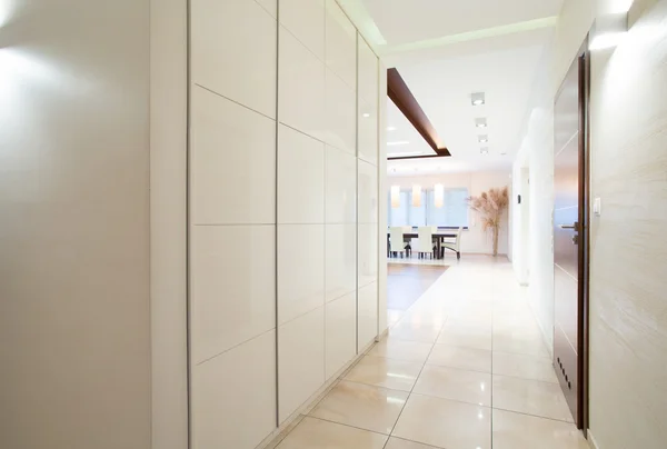White corridor — Stock Image White corridor Royalty Free Stock Photos