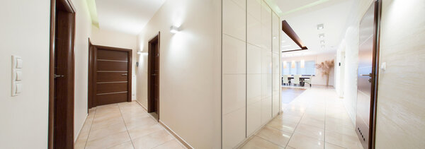 Panorama of hallway