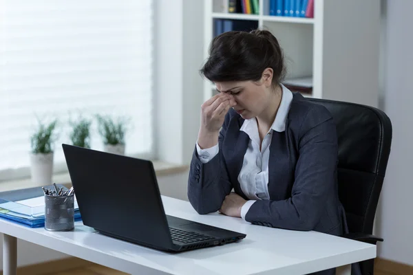 Nebenhöhlenschmerzen — Stockfoto