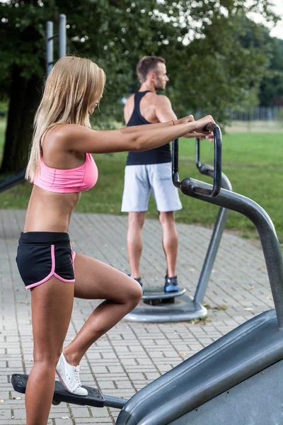 Outdoor gym — Stock Photo, Image