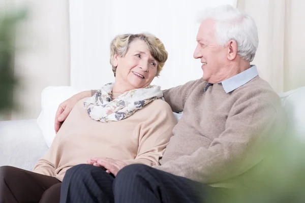 Romance in old age — Stock Photo, Image