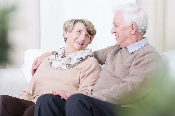 Romance dans la vieillesse Images De Stock Libres De Droits