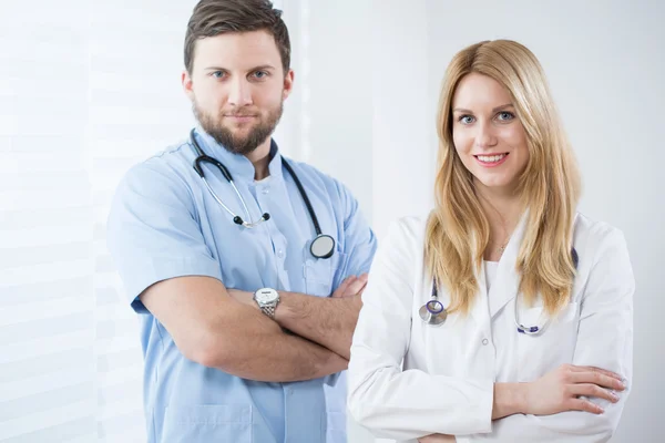 Portrait de deux médecins — Photo