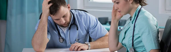 Negligencia médica en el hospital — Foto de Stock