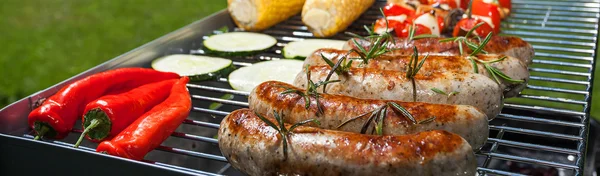 Summer barbecue in the garden — Stock Photo, Image