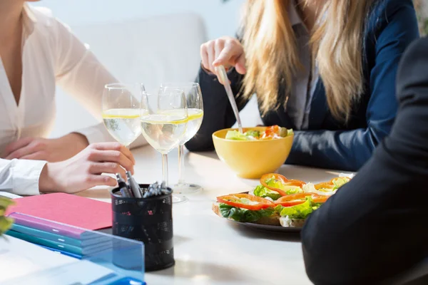 Young people during their break — Stock Photo, Image