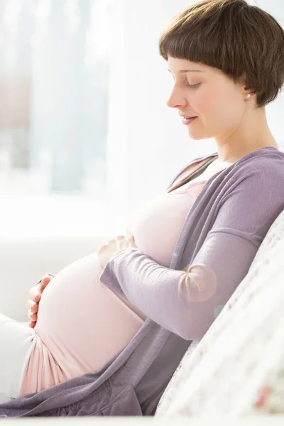 Beauty pregnant woman — Stock Photo, Image