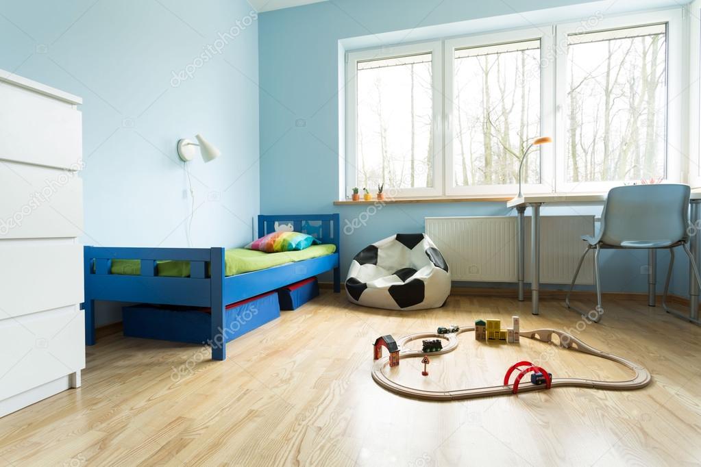 Cute blue kids room