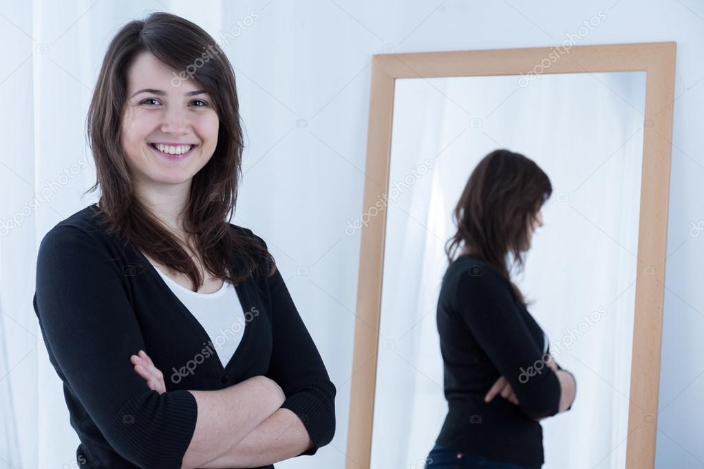 Smiling woman