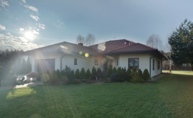 Banliyöde günbatımı