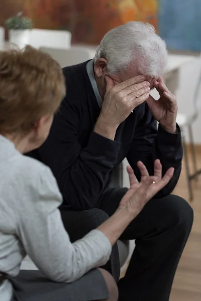 Äktenskap argumentera — Stockfoto