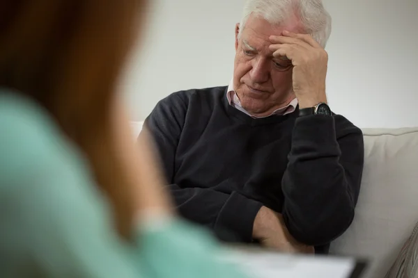 Besuch beim Psychiater — Stockfoto