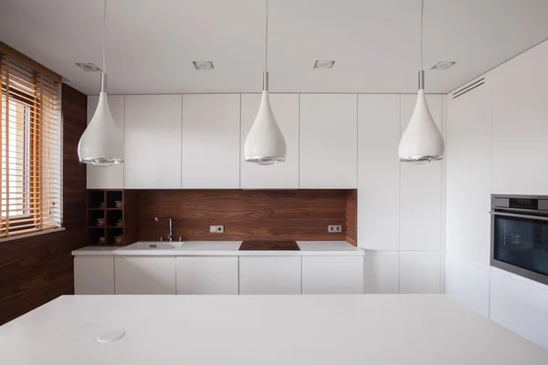 White traditional kitchen — Stock Photo, Image