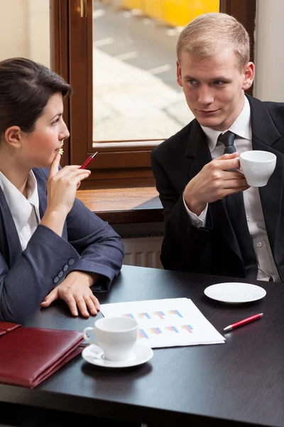Business partners during meeting — Stock Photo, Image