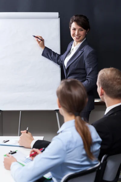 Formation en affaires dans la société — Photo