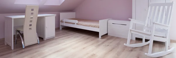 Child bedroom designed in pink — Stock Photo, Image