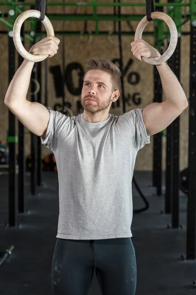 Man and crossfit — Stock Photo, Image