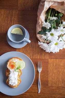 taze sağlıklı bir kahvaltı