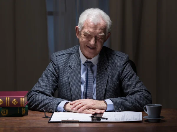 Businessman and paperwork — Stock Photo, Image