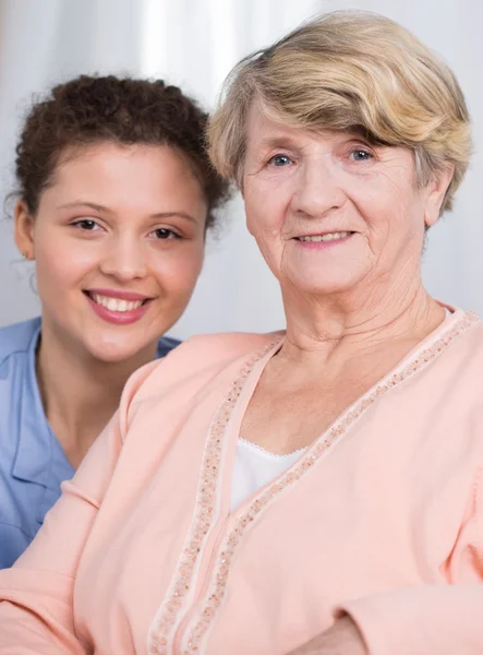 Carer and ward — Stock Photo, Image