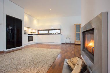 Modern salon merdiven