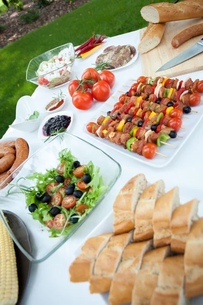 Ingredients for grill party — Stock Photo, Image