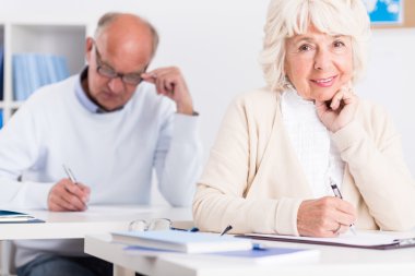 Sınav sırasında son sınıf öğrencileri