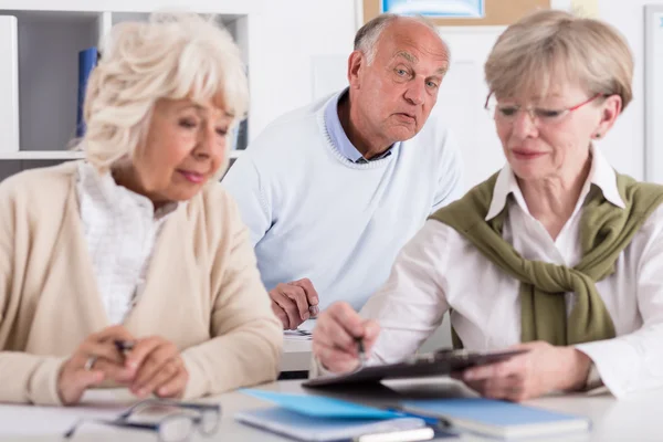 Image of adult students — Stock Photo, Image