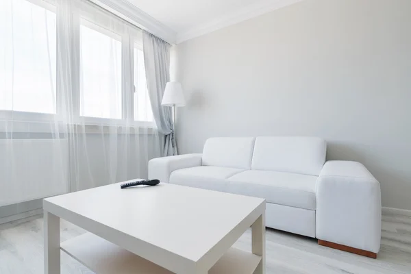 Design minimalista del soggiorno — Foto Stock