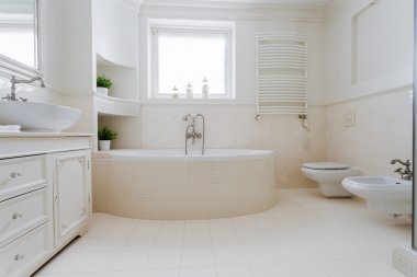zarif geniş banyo