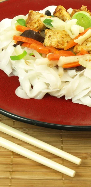 Chinese noodles meal — Stock Photo, Image