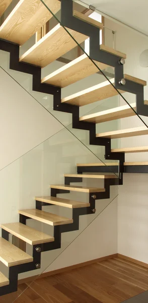 Designed wooden stairs — Stock Image Designed wooden stairs Stock Photo