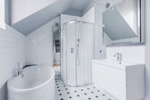 fürdőszoba a klasszikus stílus
