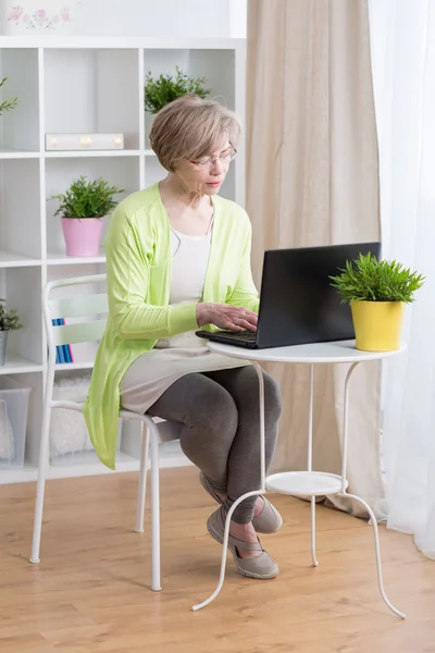 Woman Working at home — Stock Photo, Image