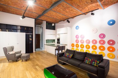 Parlak modern lounge