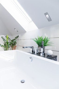 Tavan arasında lüks banyo