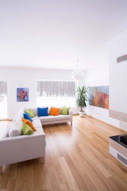 Modern oturma odası